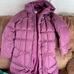 Girls Patagonia puffer winter coat